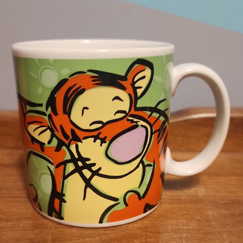 Disney Tigger Mug - Green and Orange Delight